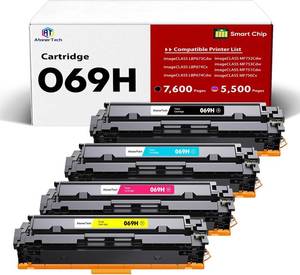 lot 151975 image: 069H069 High Yield Toner Cartridge Compatible Replacement for Canon 069069Hcrg-069 Toner Cartridge with imageCLASS MF753Cdw MF751Cdw Printers 4-Pack,High Capacity Ink