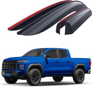 lot 151976 image: Goodyear Shatterproof Window Deflectors for GMC Canyon 2023-2026 Crew Cab, Tape-on Rain Guards, Window Visors, Vent Deflector Visor, Car Accessories, 4 pcs. - GY008883