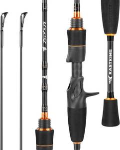 lot 251455 image: KastKing Zephyr Finesse Fishing Rods   BFS Baitcasting & Spinning Rods, IM6 Graphite, Extra Twin-Tip, 2pc & 3pc Travel Design, Ultra-Light Lure Casting, Stainless Steel Guides with Zirconium Rings