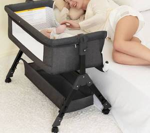lot 5251 image: BCOL Baby Bassinet, Bedside Bassinet for Baby, 3 in 1