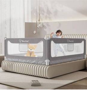 lot 5290 image: TALECO GEAR Bed Rail for Toddlers, Stable Protective Bed Side Rails, 82.7x1