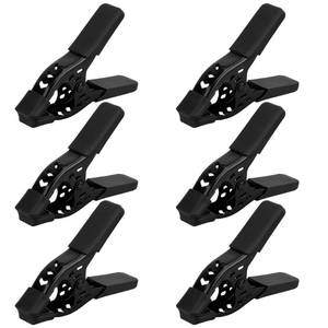 lot 5471 image: 6-Piece Spring Clamps 4-inch Tarp Clamps Heavy Duty Woodworking Clips Spring Clips Metal Clamp Large Clamps Pool Cover Backdrop Stand Photograph Clamp