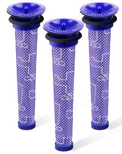 lot 5528 image: 3Pack Pre Filters Replacement for Dyson - Vacuum Filter Compatible with Dyson V6 V7 V8 DC59 DC58 Replaces Part 965661 01 (3 Pack)