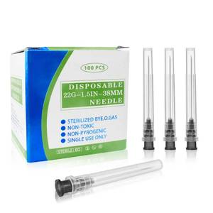 lot 5574 image: 100 Pack 22 Gauge 1.5in Lab Accessories,Individually Sealed Supplies
