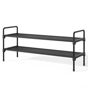 lot 5584 image: Kitsure Shoe Rack for Closet, Sturdy and Long-Lasting Shoe Shelf, Shoe Rack for Entryway, Personalized DIY Shoe Organizer, Shoe Rack Organizer for Space-Saving, 36.2 x 11.8 x 16.5, Black