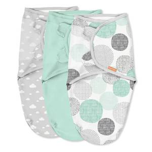 lot 5627 image: SwaddleMe by Ingenuity Original Swaddle - Size SmallMedium, 0-3 Months, 3-Pack (Floating Geo)