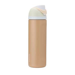 lot 5655 image: Owala FreeSip Insulated Stainless Steel Water Bottle with Straw for Sports and Travel, BPA-Free Sports Water Bottle, 24 oz, MintBrown, Muddy Buddy