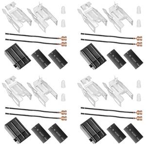 lot 5666 image: 4 Pack Upgraded 330031 Range Burner Receptacle kit Compatible with Whirlpool Kenmore RangesStoves Replaces 814399 5303935058 5301167733