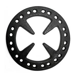 lot 5667 image: MENSI 5 Upgrade Design Casting Iron Gas Ring Reducer Flat Pot Rack Cast Iron Turkish Coffee Pot Support Ring For Espresso Maker,Coffee Moka, Gas Cooker