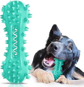 lot 5670 image: CERISURIO Toothbrush Dog Chew Toy, Stick Bone for Dog Teeth Cleaning, Tooth Brushing, Teething Chew Toys, Dental Oral Care for Small, Medium and Large Dogs(Blue)