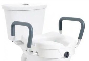 lot 25825 image: VEVOR Raised Toilet Seat Round, 5 in. Height