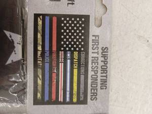 lot 25845 image: 2 Pack 3x5 ft Supporting First Responders Flag
