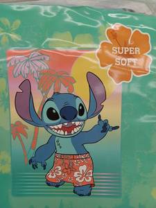 Disney Stitch Twin Raschel Blanket