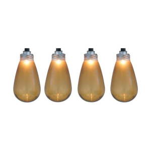 lot 25893 image: Sienna H26F6E1H Frosted Flickering Light Set, Clear
