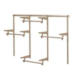 lot 25924 image: Knape & Vogt 244975 6 ft. Closet Culture Kit  Champagne Nickel