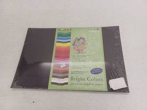 lot 25972 image: Roselle Premium Sulphite Construction Paper, 12 x 18, 50 Sheets, Black