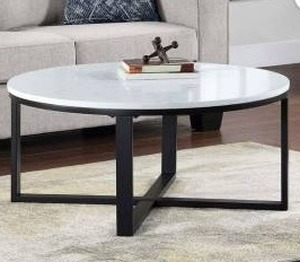 Alley Faux Marble Coffee Table