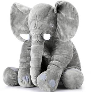 lot 18922 image: Yulejo Giant Stuffed Elephant Plush Animal Pillow Large 31.5 Inch Soft Stuffed Animal Favor Huge Gray Elephant Plush Doll for Adult Girlfriend Home Decor