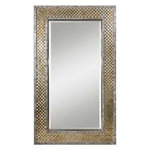 Uttermost Mondego Woven Nickel Mirror