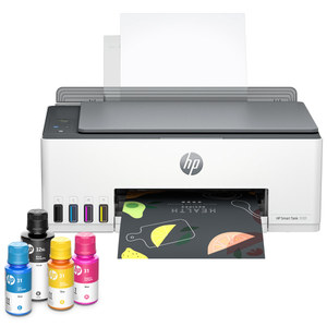 lot 59010 image: HP Smart Tank 5101 Wireless All-In-One Color Refillable Supertank Printer, Scanner, Copier (1F3Y0A) - Retail $304