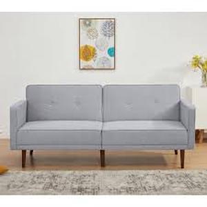 A&D Home Moreno Polyester Split Back Convertible Sofa - Retail: $0
