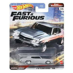 lot 20329 image: Hot Wheels Fast Furious - Fast Superstars 25 -  70 Chevelle SS - Retail $20