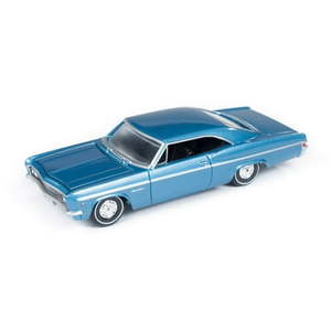 lot 20352 image: Auto World 164 Diecast Impala Blue Kids Toy - Retail $45
