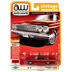 lot 20353 image: Autoworld Muscle Cars Release 5C Premium Licensed Set Of 6 Cars 164 Diecast Model Cars by Autoworld - Retail $60