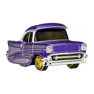 lot 20362 image: CarTuned Series 2 - 1957 Chevy Bel Air - Kandy Purple  Diecast Vehicle  Ages 6 Years - Retail $11