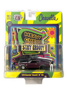 lot 20360 image: M2 Machines Diorama set featuring a 164 scale 1970 Chevrolet Chevelle SS 454 - Retail $0