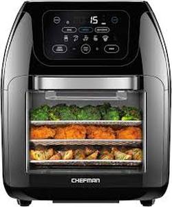lot 20420 image: Chefman Multifunctional Digital Air Fryer Rotisserie - Retail $0