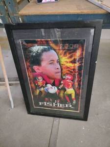 lot 20433 image: Large Poster Frame