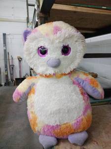 lot 20446 image: Large Colorful Plush Owl