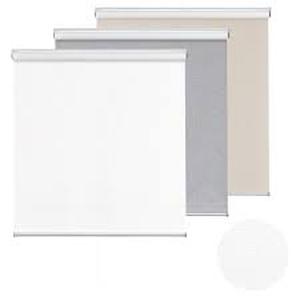 lot 20466 image: ChisDowa 100% Blackout Roller Blind - White - 46x72 In.