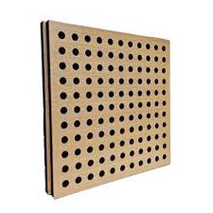 lot 20547 image: perforated wood acoustic panel - 2x2 Ft
