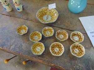 lot 3672 image: Planters Peanuts Serving Dishes
