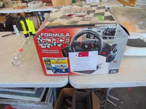 lot 3677 image: Formula Force GT Racing Controls - In Box