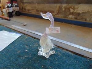 lot 3712 image: Murano Styled Glass Figurine