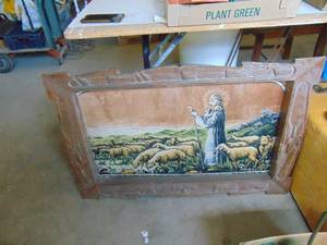 lot 3722 image: Large Framed Tapestry
