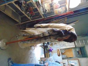 lot 3737 image: Vintage Coat - Ladies - Fur Lined - Trench Coat Style
