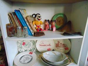lot 3755 image: Contents of 2 Shelves - MIckey Mouse and Below