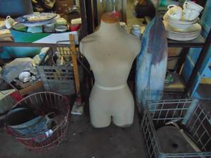 lot 3764 image: Busted Mannequin Torso
