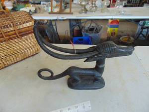 lot 3781 image: DogAntelope Figure - Heavy - Marked Austin Prod 1976