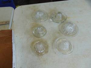 lot 3784 image: Clear Glass Juicers