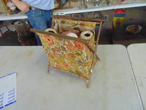 lot 3798 image: Knitting BasketHolder - Bottom needs repair