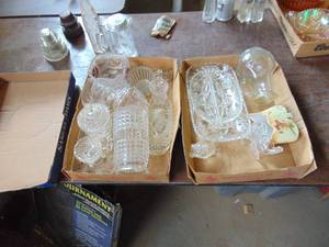 lot 3806 image: Large Selection of Cut Glass