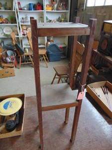 lot 3842 image: Small Wooden Stand - 10 x 10 or so