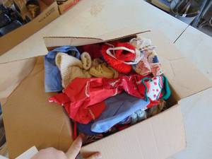 lot 3857 image: Selection of Vintage Doll Clothes