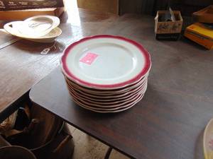 lot 3875 image: Buffalo China Dinner Plates - 9 -