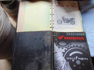 lot 3880 image: Honda Motorcycle manual